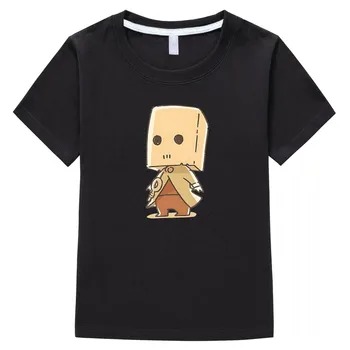 Малки Кошмари, тениски с изображение, Аниме, Модна тениска за момчета/момичета, Тениска от 100% памук с къс ръкав, Сладка Тениска с изображение на Манга