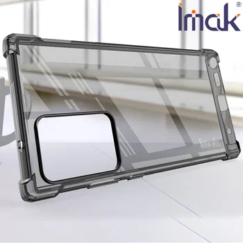 Калъф IMAK за Samsung Galaxy Note 20 от сверхпрочностью до падането, мек силиконов калъф от TPU, прозрачен