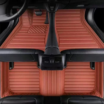 Комплект автомобилни стелки за Ford Mondeo MK4 2007-2013, дамски розови решетки, сладки водоустойчиви аксесоари, килими за интериора на колата Automovil